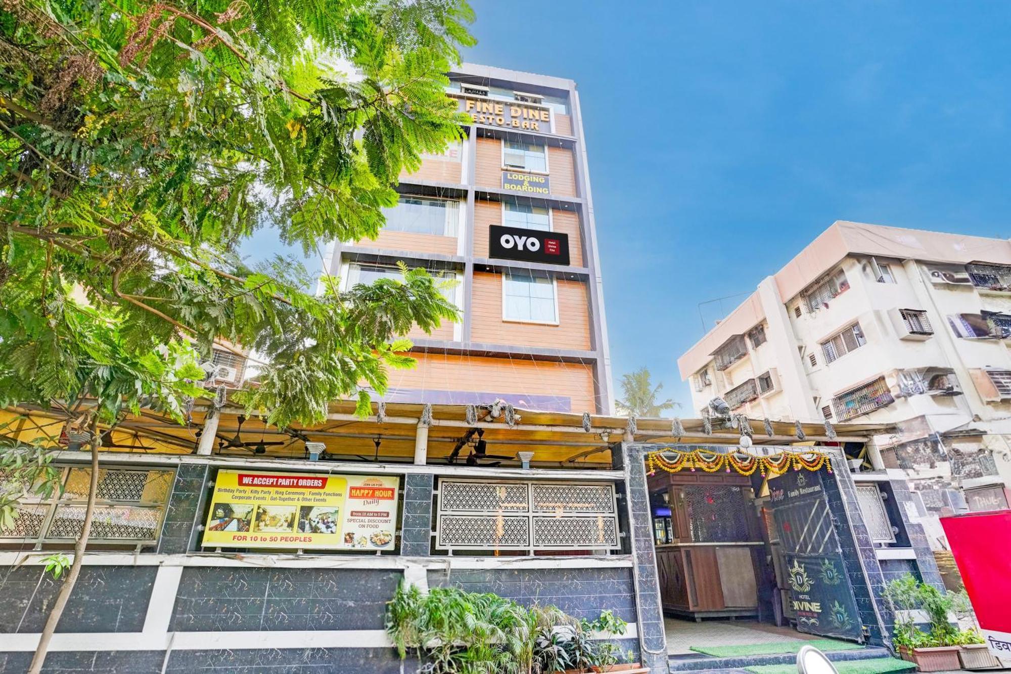 Super Hotel O Divine Fine Dine Lodging And Boarding Kalyān Exterior foto